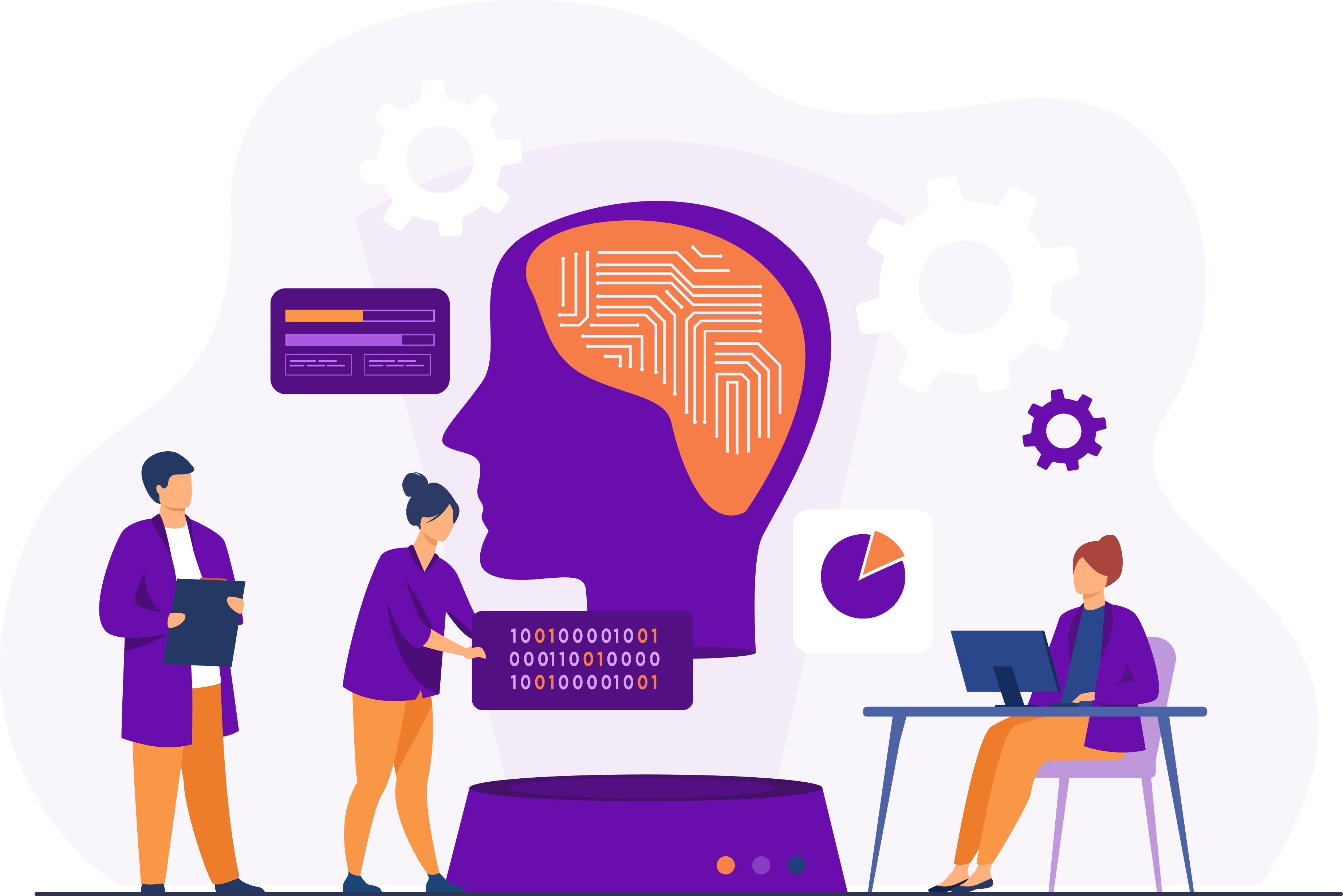 Algorithmic calculation illustration